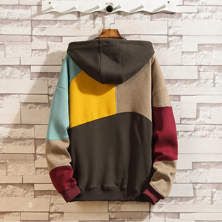Sweat à capuche Pulse Patchwork