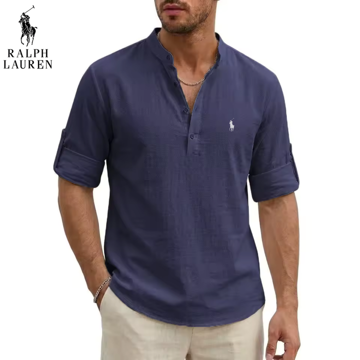 ᏒᎪᏞᏢᎻ ᏞᎪՍᏒЕΝ – Chemise Casual à Manches Longues
