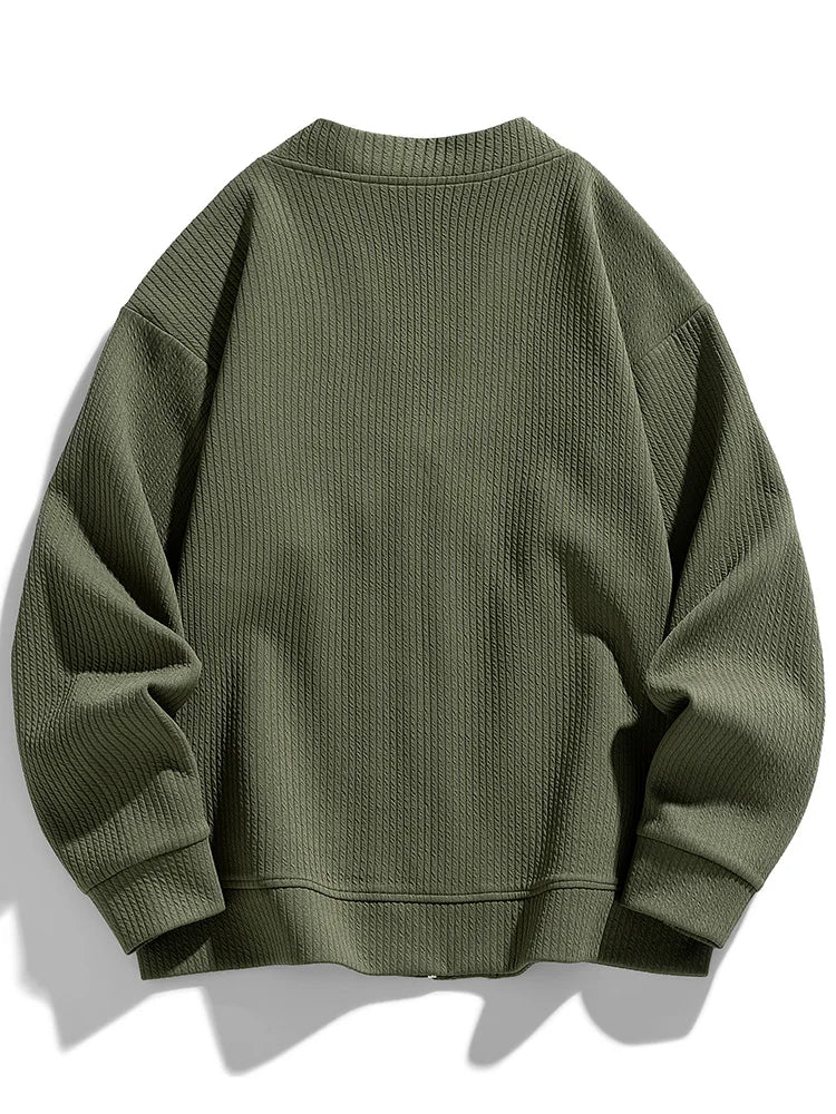 Cardigan zippé en maille Orion
