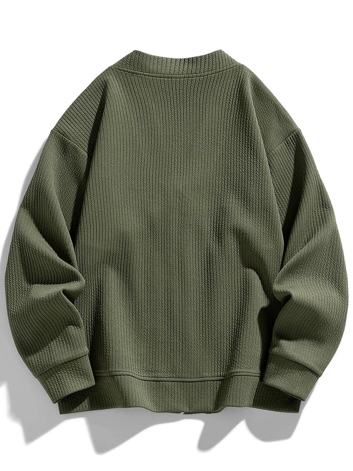Cardigan zippé en maille Orion