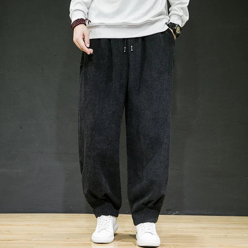 Pantaloni testurizzato waffle Nomad