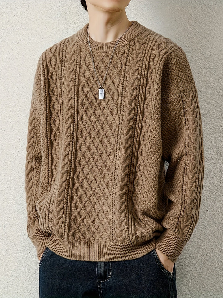 Pull en maille torsadée Hawthorne