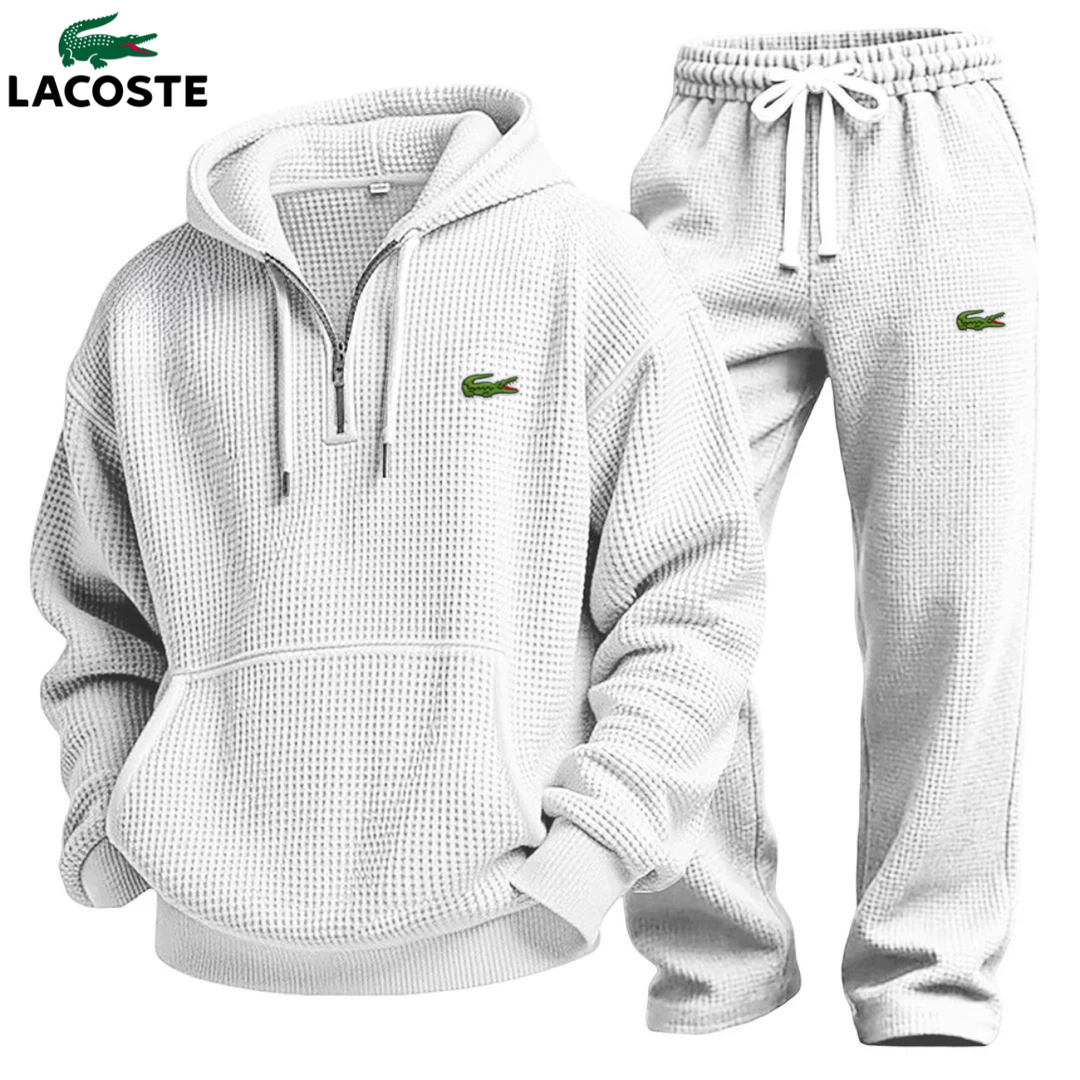 Set Felpa con Cappuccio Performance in Maglia Waffle & Jogging || Saldi di Destock