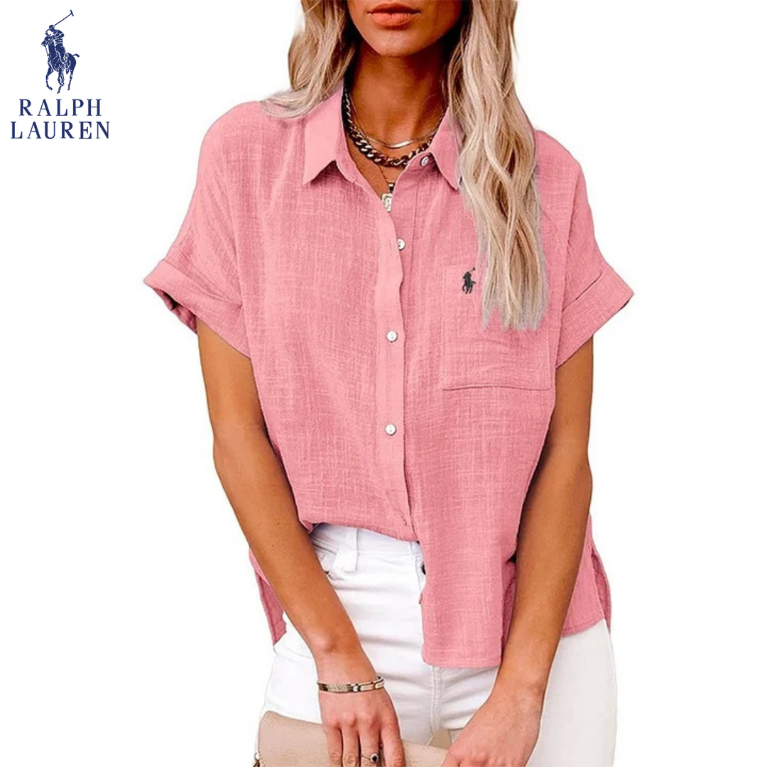 ᏒᎪᏞᏢᎻ ᏞᎪՍᏒЕΝ – Chemise boutonnée en lin