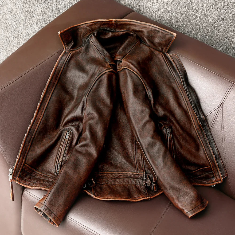 Stratton & Co. Veste en Cuir