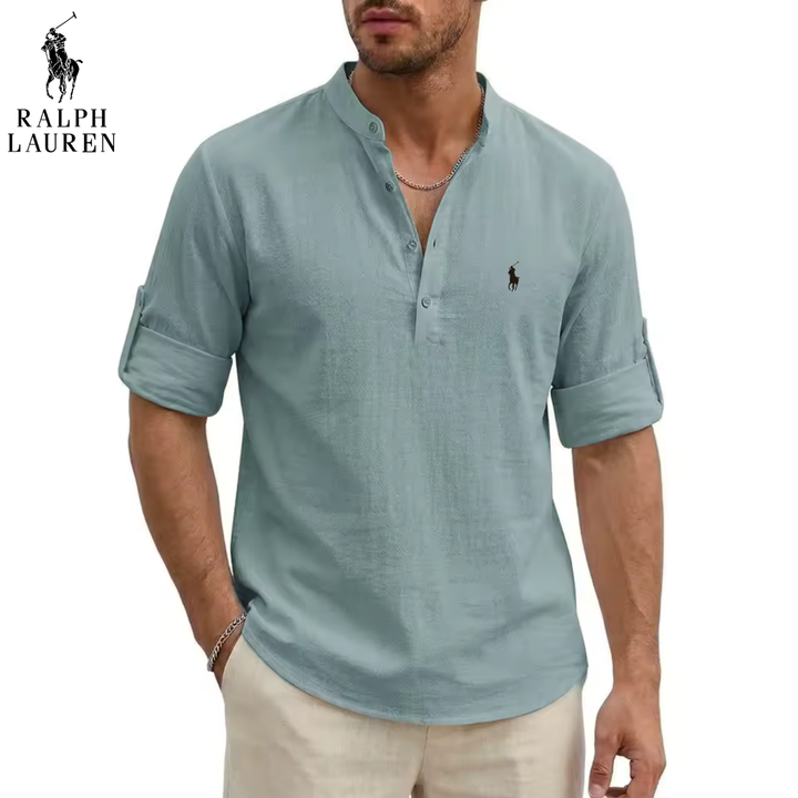 ᏒᎪᏞᏢᎻ ᏞᎪՍᏒЕΝ – Chemise Casual à Manches Longues