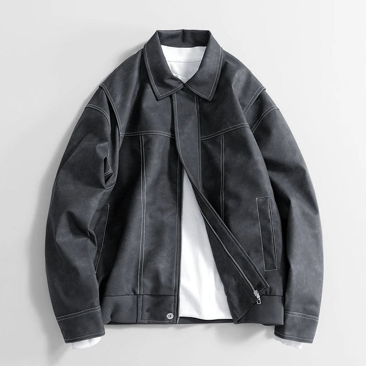 Veste en Cuir Horizon Ridge