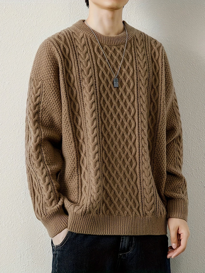 Pull en maille torsadée Hawthorne