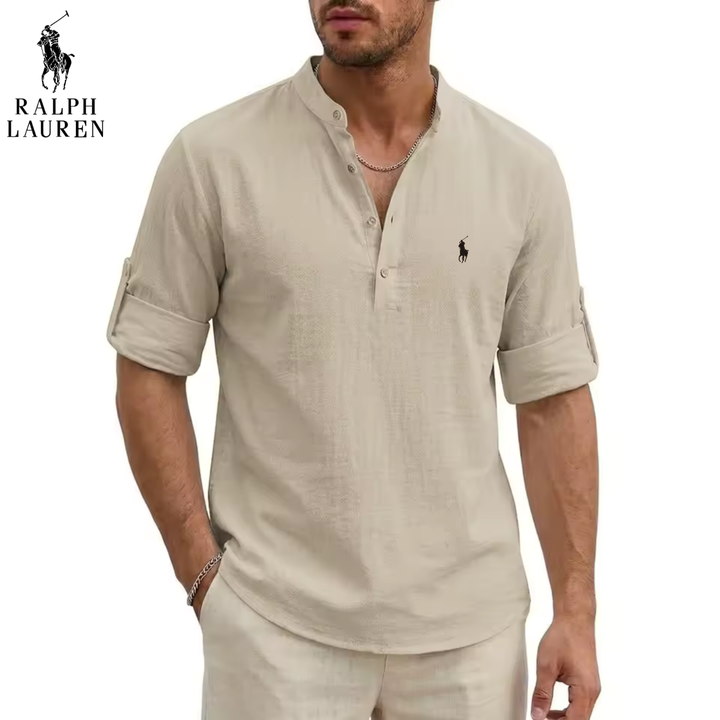 ᏒᎪᏞᏢᎻ ᏞᎪՍᏒЕΝ – Chemise Casual à Manches Longues