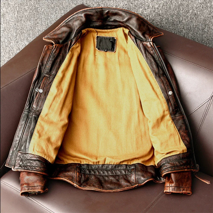 Stratton & Co. Veste en Cuir