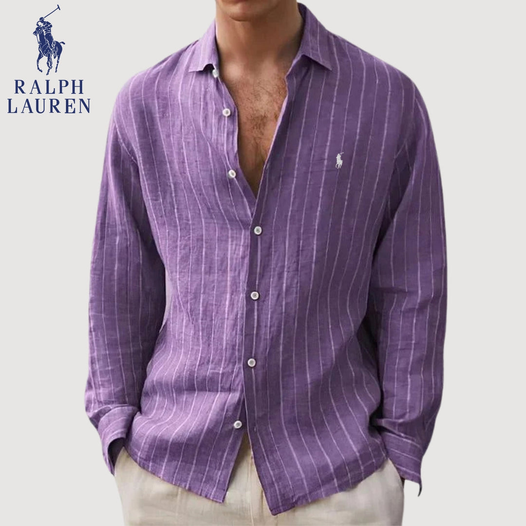 Chemise décontractée à rayures avec boutons || Vente de Liquidation