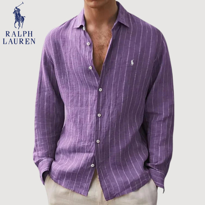 Chemise décontractée à rayures avec boutons || Vente de Liquidation