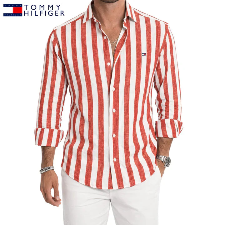 TՕⅯⅯҮ ᎻⅠᏞϜⅠᏀᎬᏒ - Camicia casual premium a righe