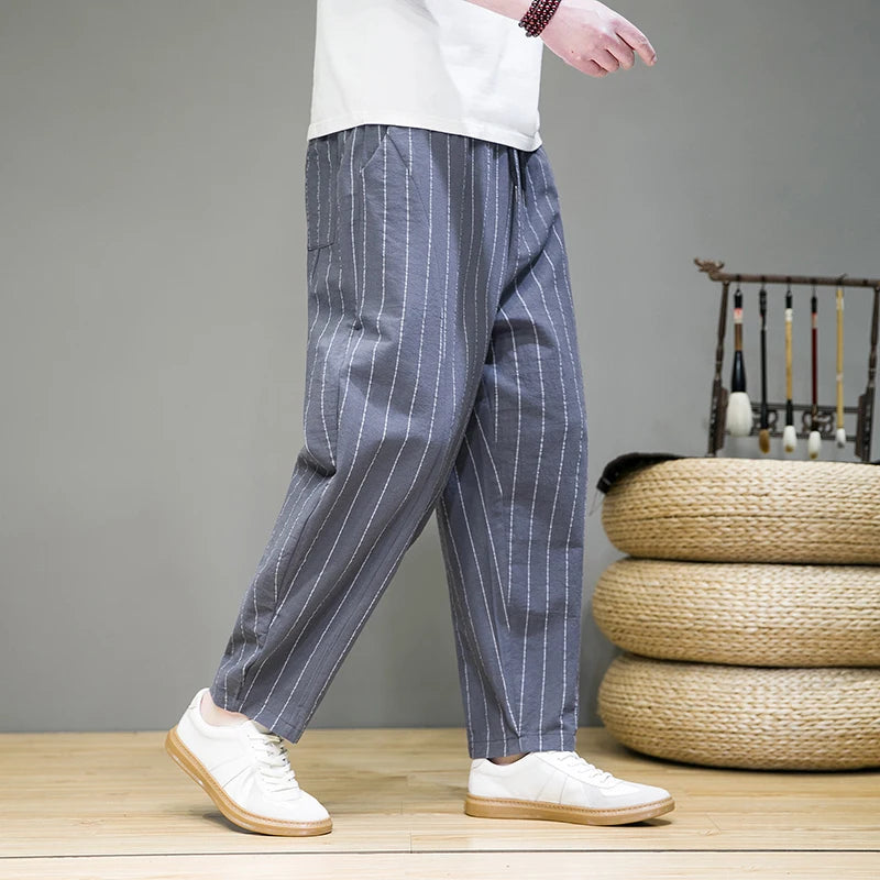 Pantalon Lounge Rayé Stratos