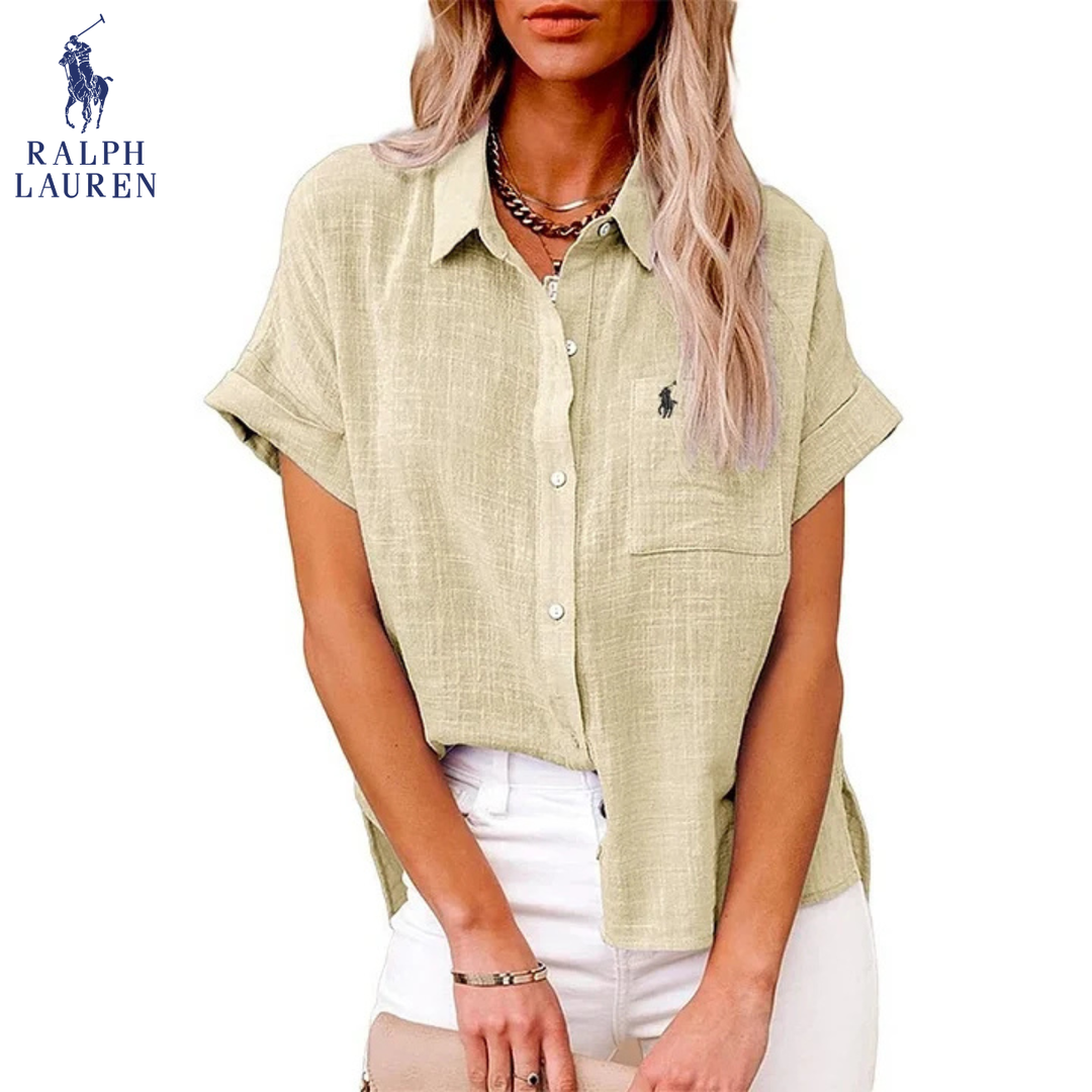 ᏒᎪᏞᏢᎻ ᏞᎪՍᏒЕΝ – Chemise boutonnée en lin