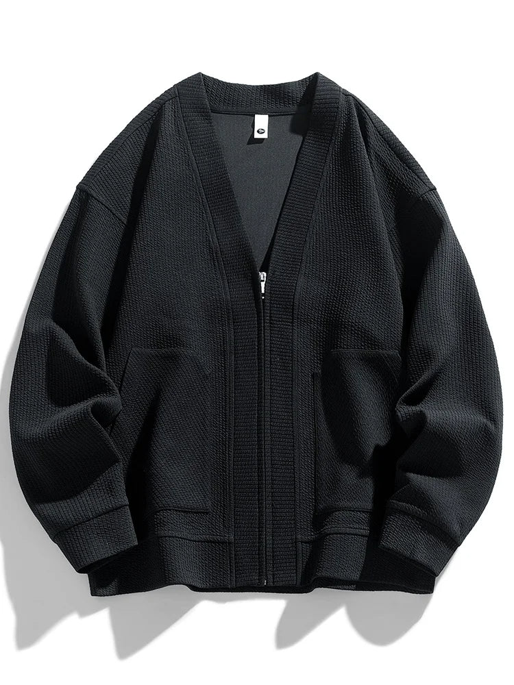 Cardigan zippé en maille Orion