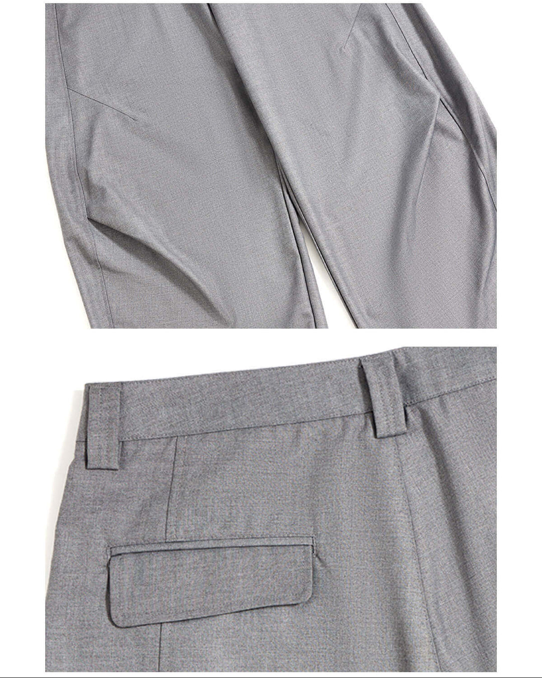 Men's Wide-Leg Casual Tailored Trousers