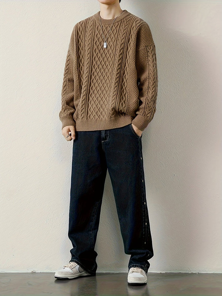 Pull en maille torsadée Hawthorne