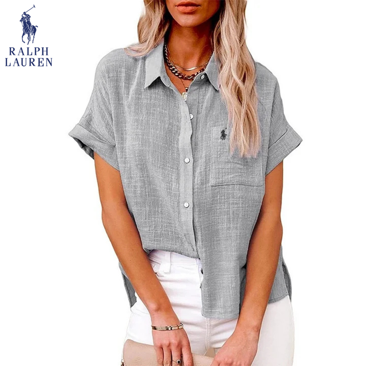 ᏒᎪᏞᏢᎻ ᏞᎪՍᏒЕΝ – Chemise boutonnée en lin