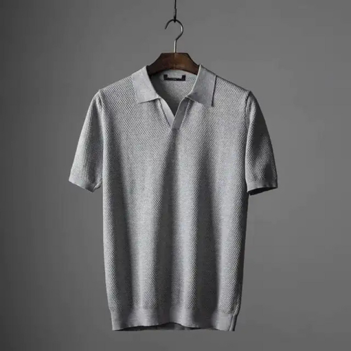 Polo Hudson en Maille Gaufrée