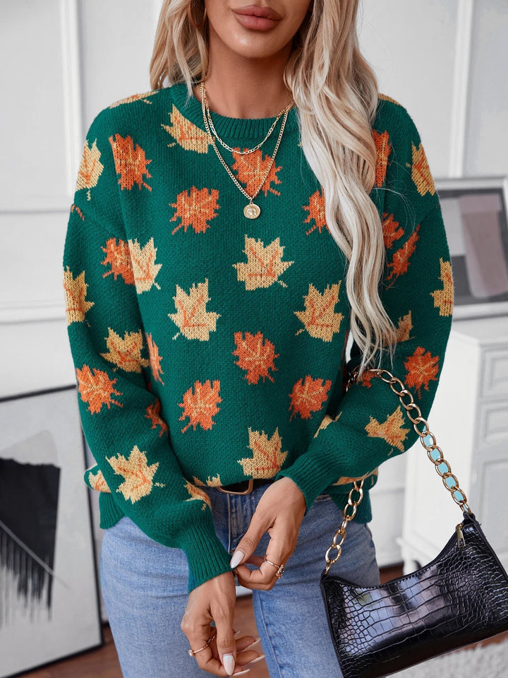 Pull en Maille Teintes Automnales