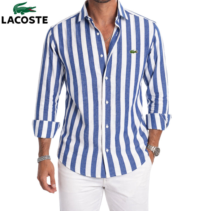Chemise décontractée premium à rayures || SOLDES DE LIQUIDATION