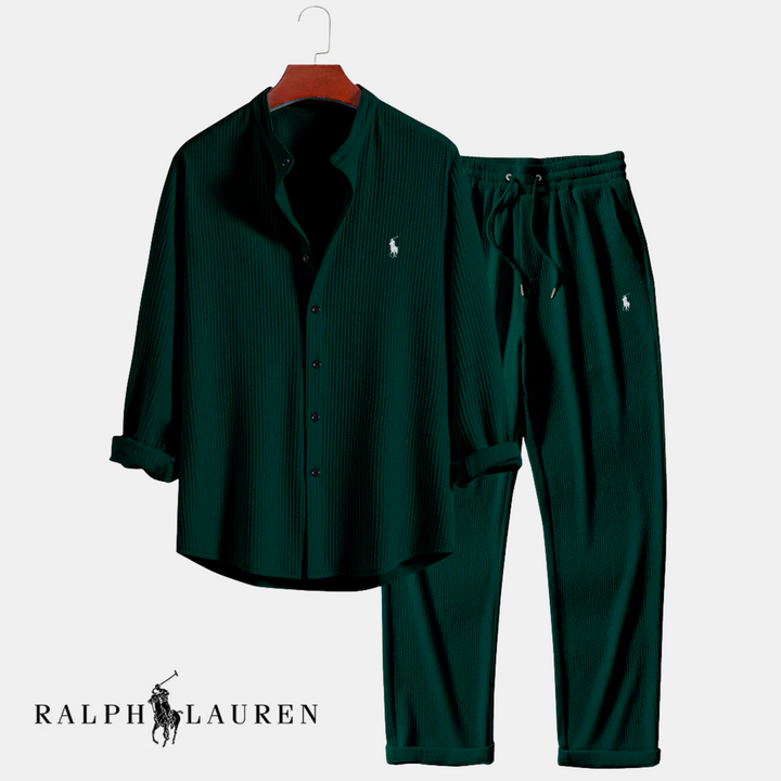 ᏒᎪᏞᏢᎻ ᏞᎪՍᏒЕΝ – Ensemble loungewear texturé moderne