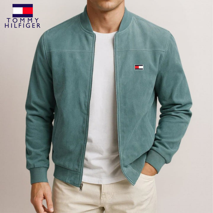 TՕⅯⅯҮ ᎻⅠᏞϜⅠᏀᎬᏒ - Veste élégante en daim
