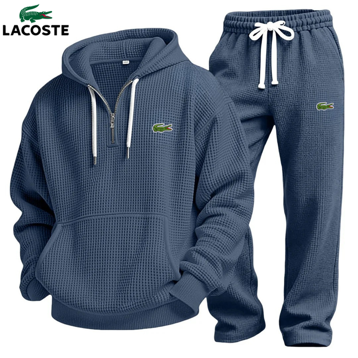 Set Felpa con Cappuccio Performance in Maglia Waffle & Jogging || Saldi di Destock