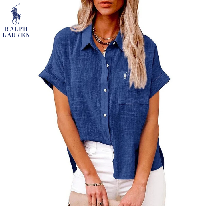 ᏒᎪᏞᏢᎻ ᏞᎪՍᏒЕΝ – Chemise boutonnée en lin