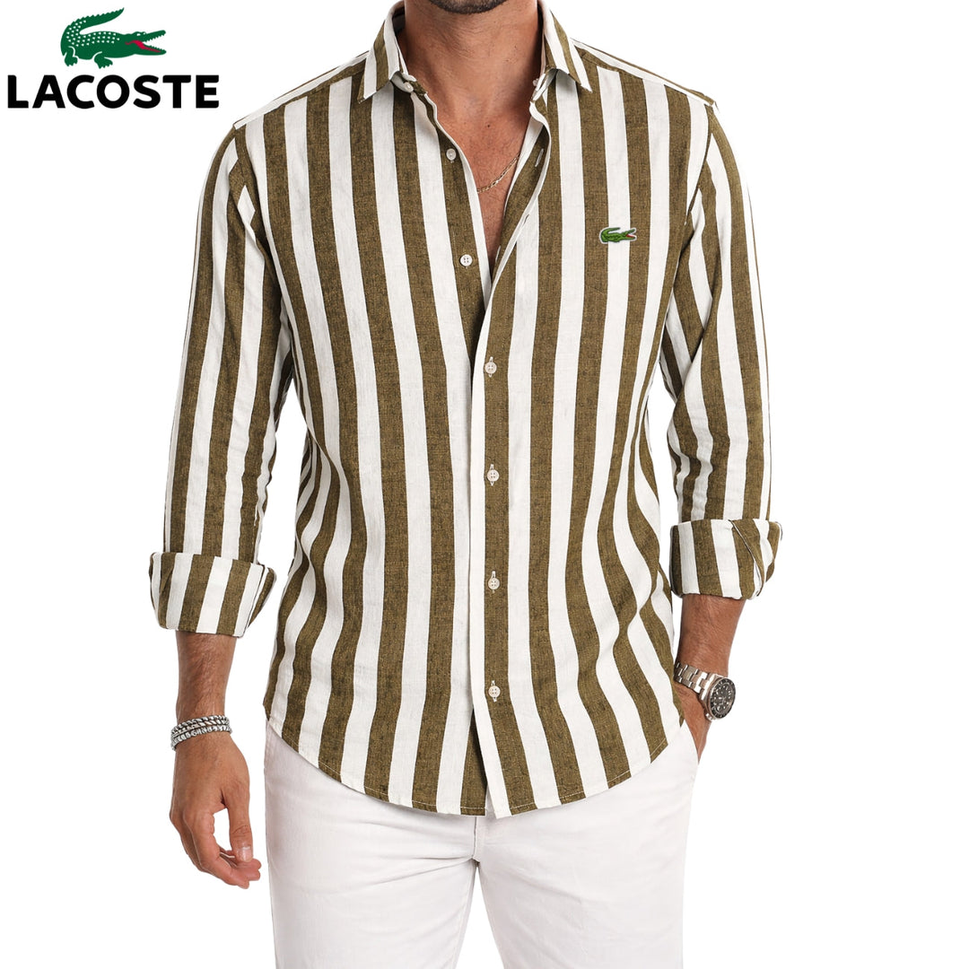 Chemise décontractée premium à rayures || SOLDES DE LIQUIDATION