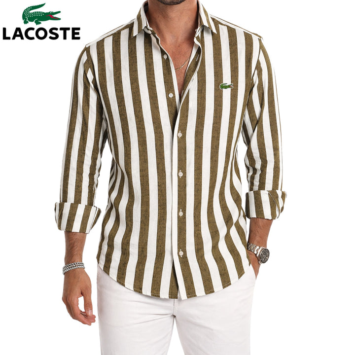 Chemise décontractée premium à rayures || SOLDES DE LIQUIDATION