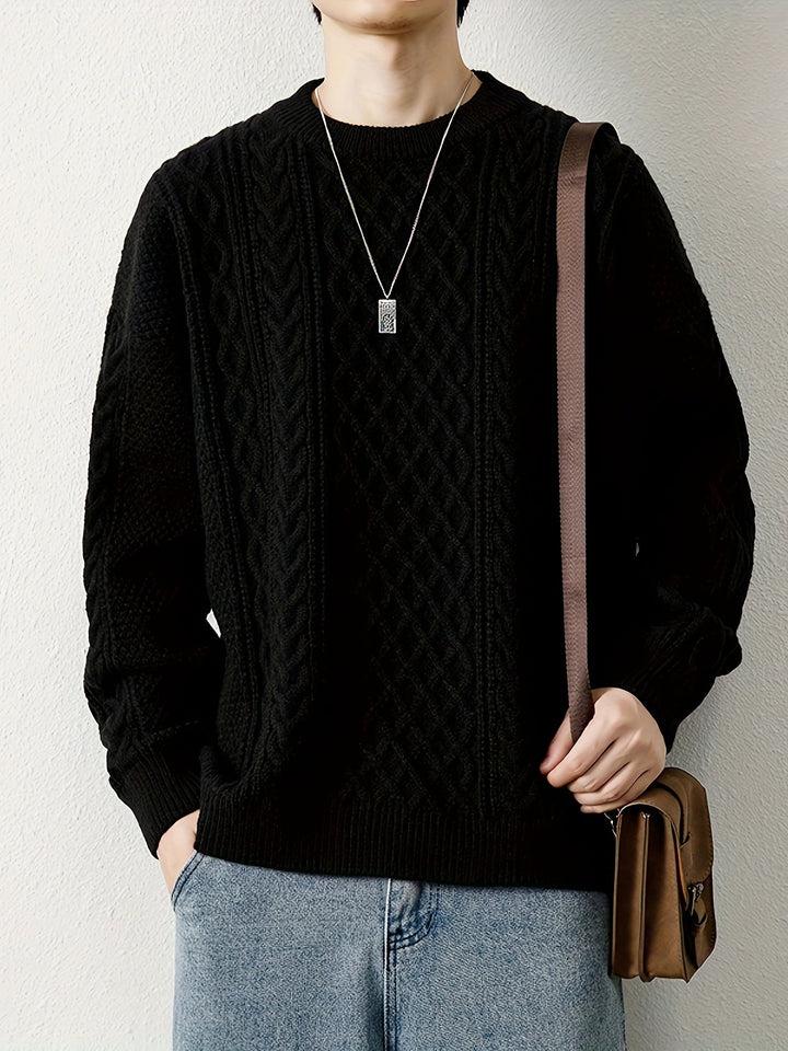 Pull en maille torsadée Hawthorne