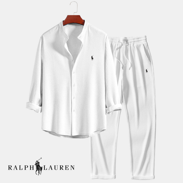 ᏒᎪᏞᏢᎻ ᏞᎪՍᏒЕΝ – Ensemble loungewear texturé moderne