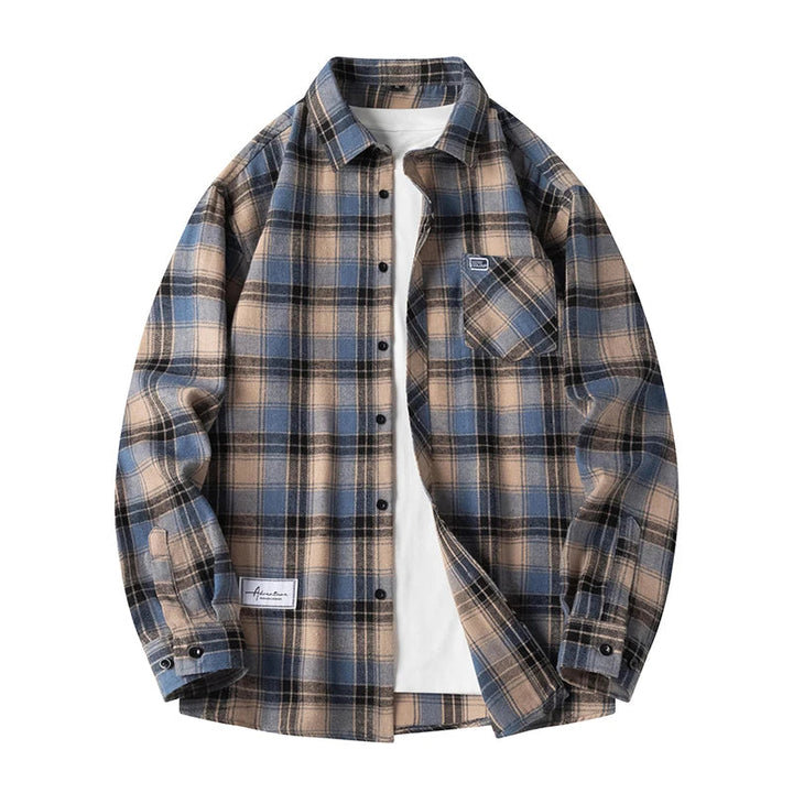 Camicia in flanella a quadri Maverick