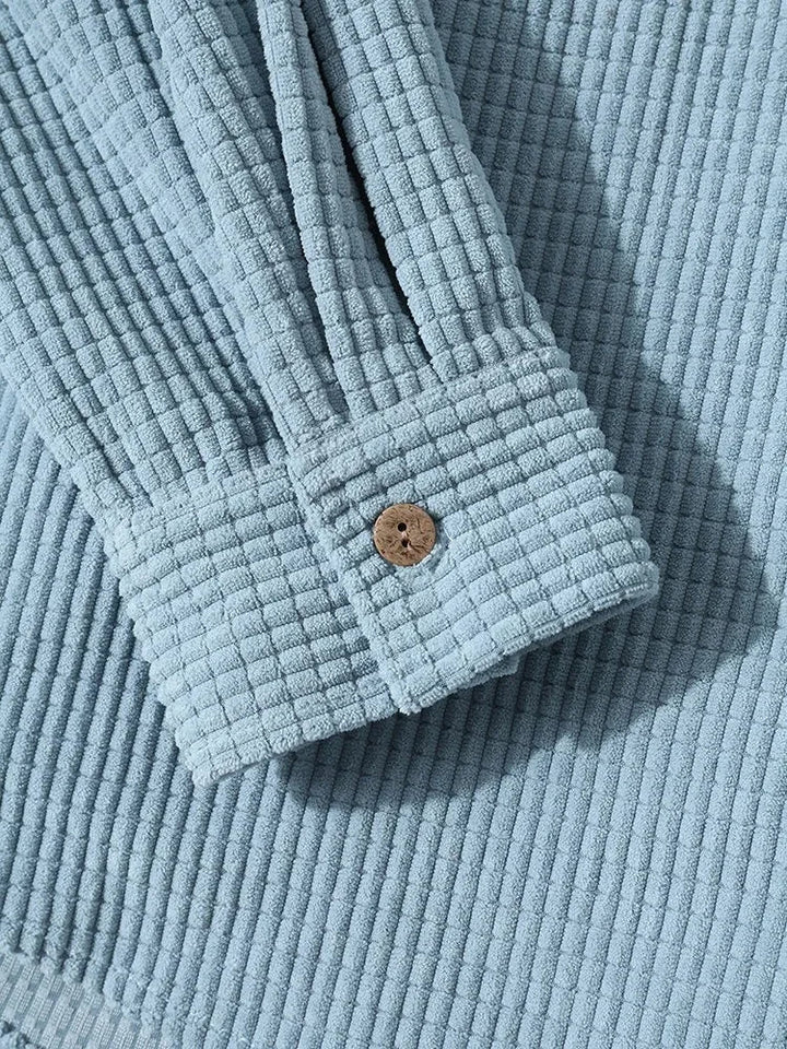 Chemise à capuche en maille décontractée