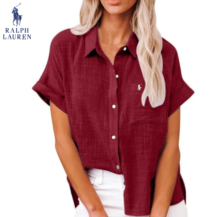 ᏒᎪᏞᏢᎻ ᏞᎪՍᏒЕΝ – Chemise boutonnée en lin