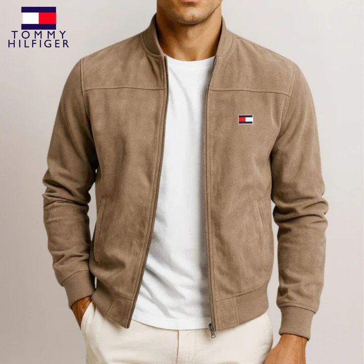 TՕⅯⅯҮ ᎻⅠᏞϜⅠᏀᎬᏒ - Veste élégante en daim