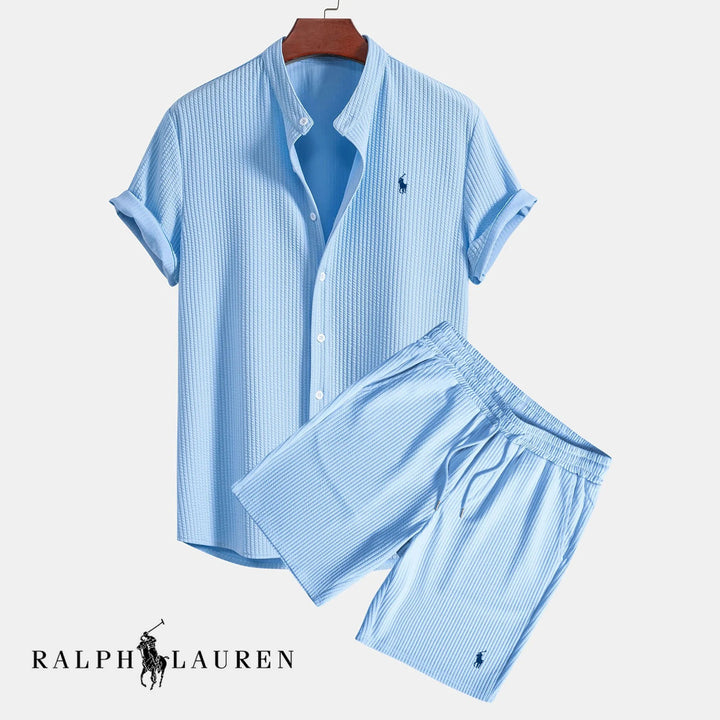 ᏒᎪᏞᏢᎻ ᏞᎪՍᏒЕΝ | Ensemble d'été pour homme – Chemise et Short