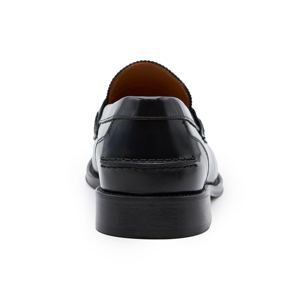 Elegante Mocassino Blu da Uomo in Vitello Spazzolato con Design Classico 2