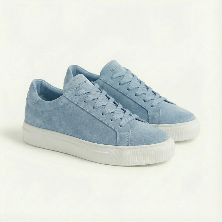 Malliora Sneaker en Daim - Bleu Clair