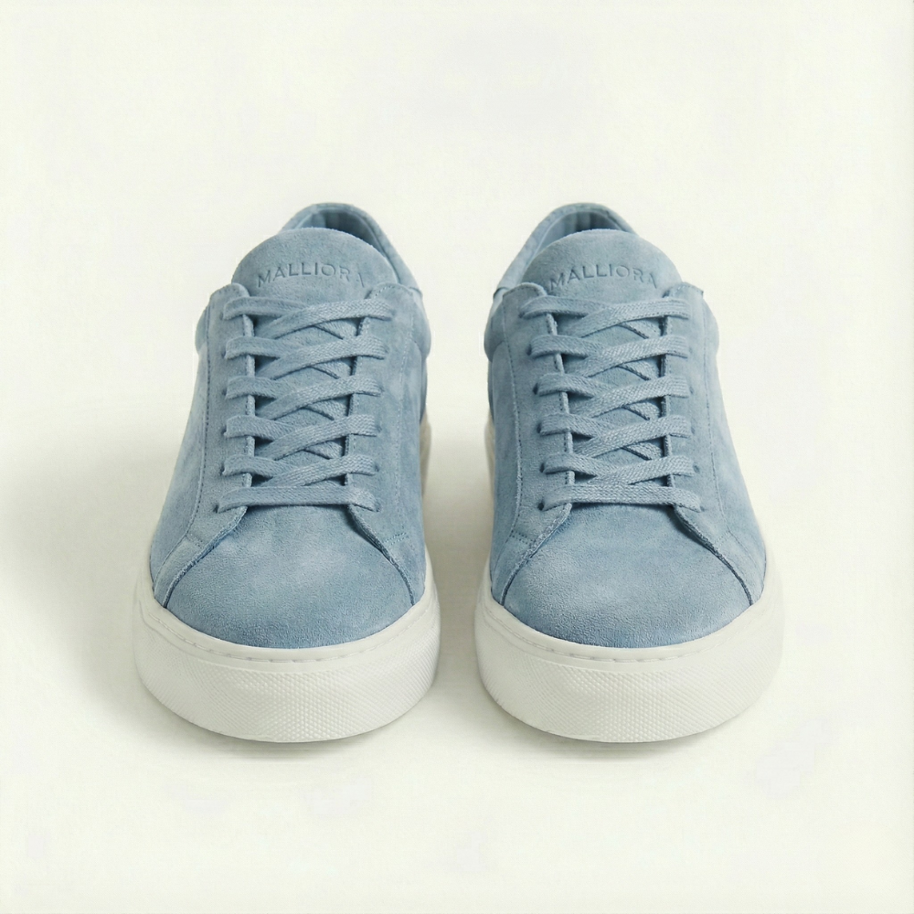 Malliora Sneaker en Daim - Bleu Clair