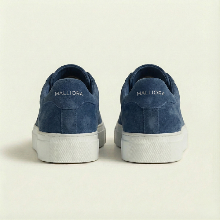 Malliora Sneaker en Daim - Bleu Foncé
