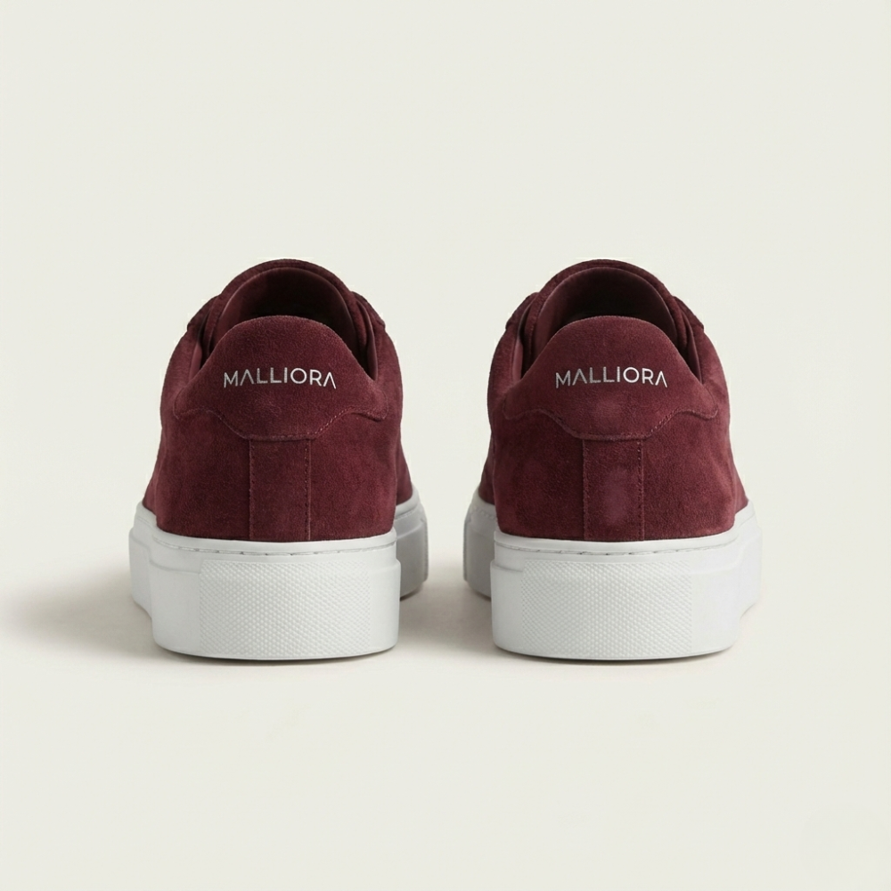 Sneaker en daim Malliora - Bordeaux