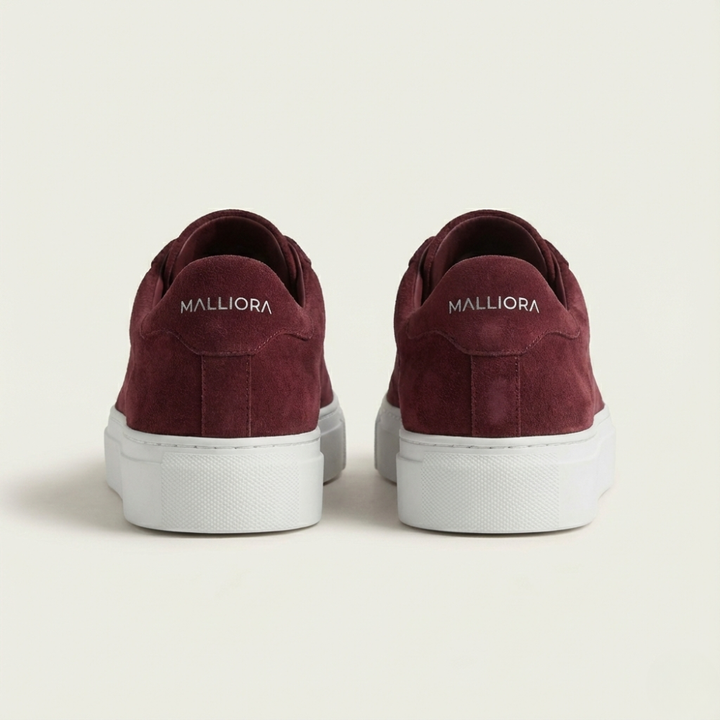 Sneaker en daim Malliora - Bordeaux