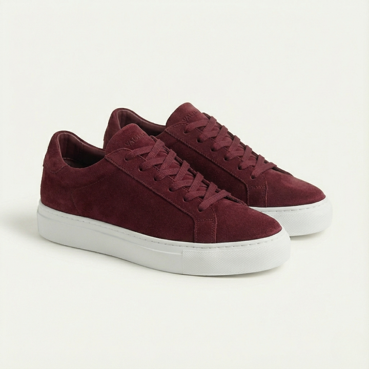 Sneaker en daim Malliora - Bordeaux