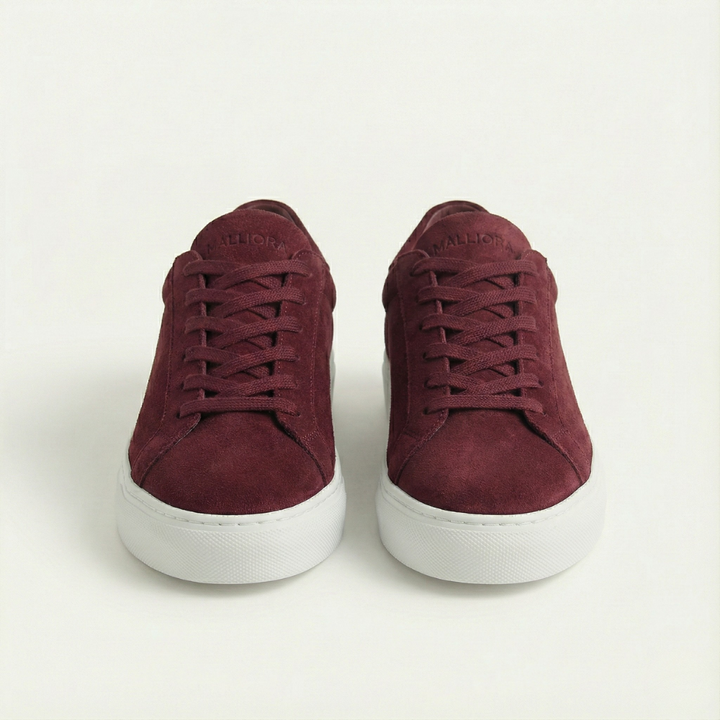 Sneaker en daim Malliora - Bordeaux