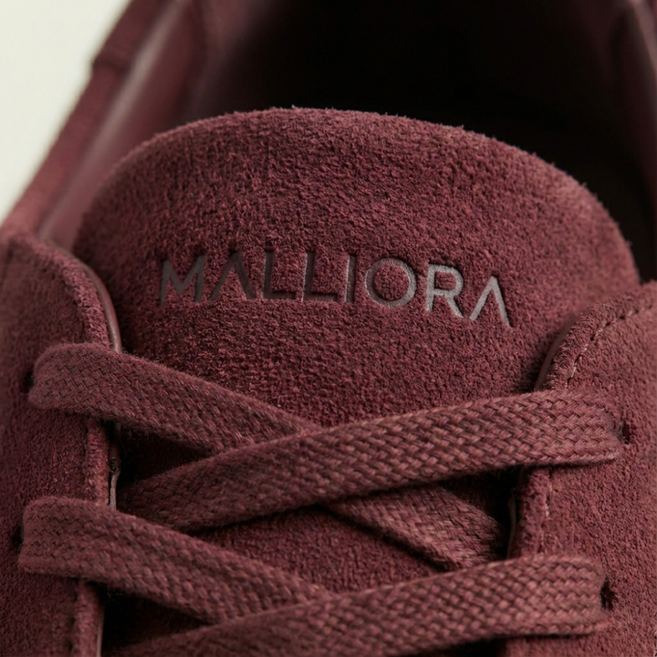 Sneaker en daim Malliora - Bordeaux
