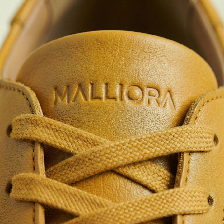 Sneaker Malliora in Pelle Pieno Fiore - Motarde