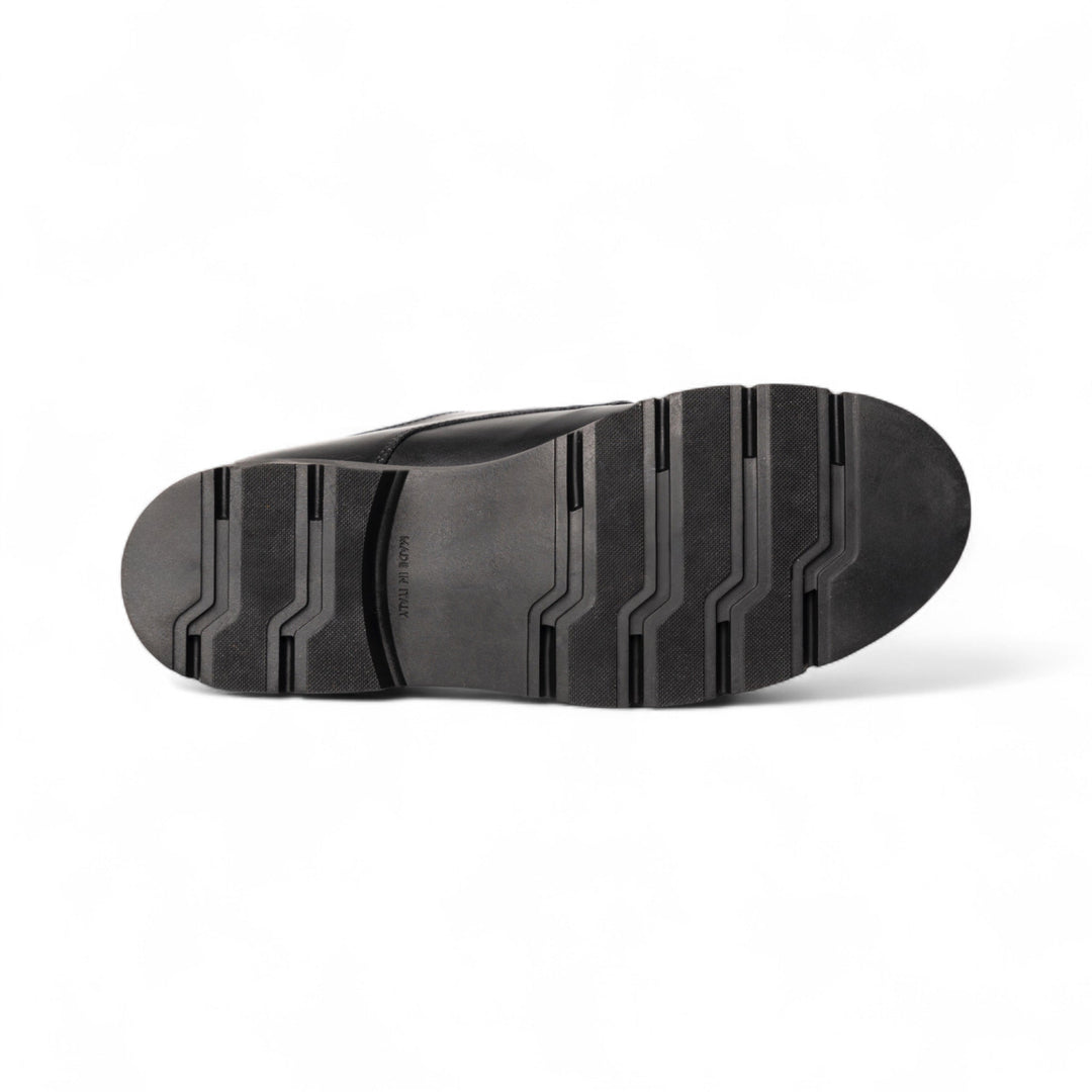 Mocassino Uomo Vitello Nero Elegante con Suola Leggera per Comfort Quotidiano 3